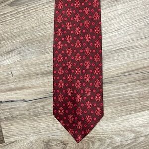 Vera Bradley red tie 100% silk